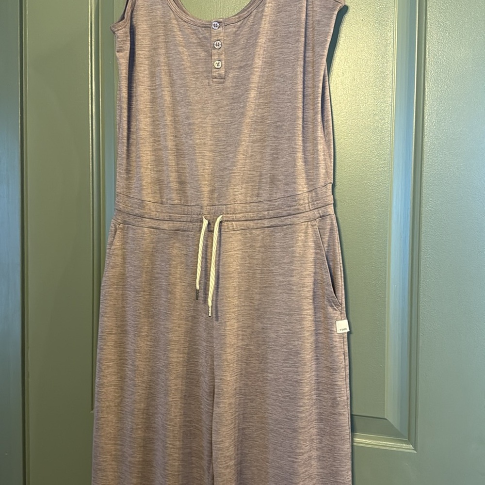 Nwot Vuori Falls Jumpsuit Rosemary Heather Size S - image 6